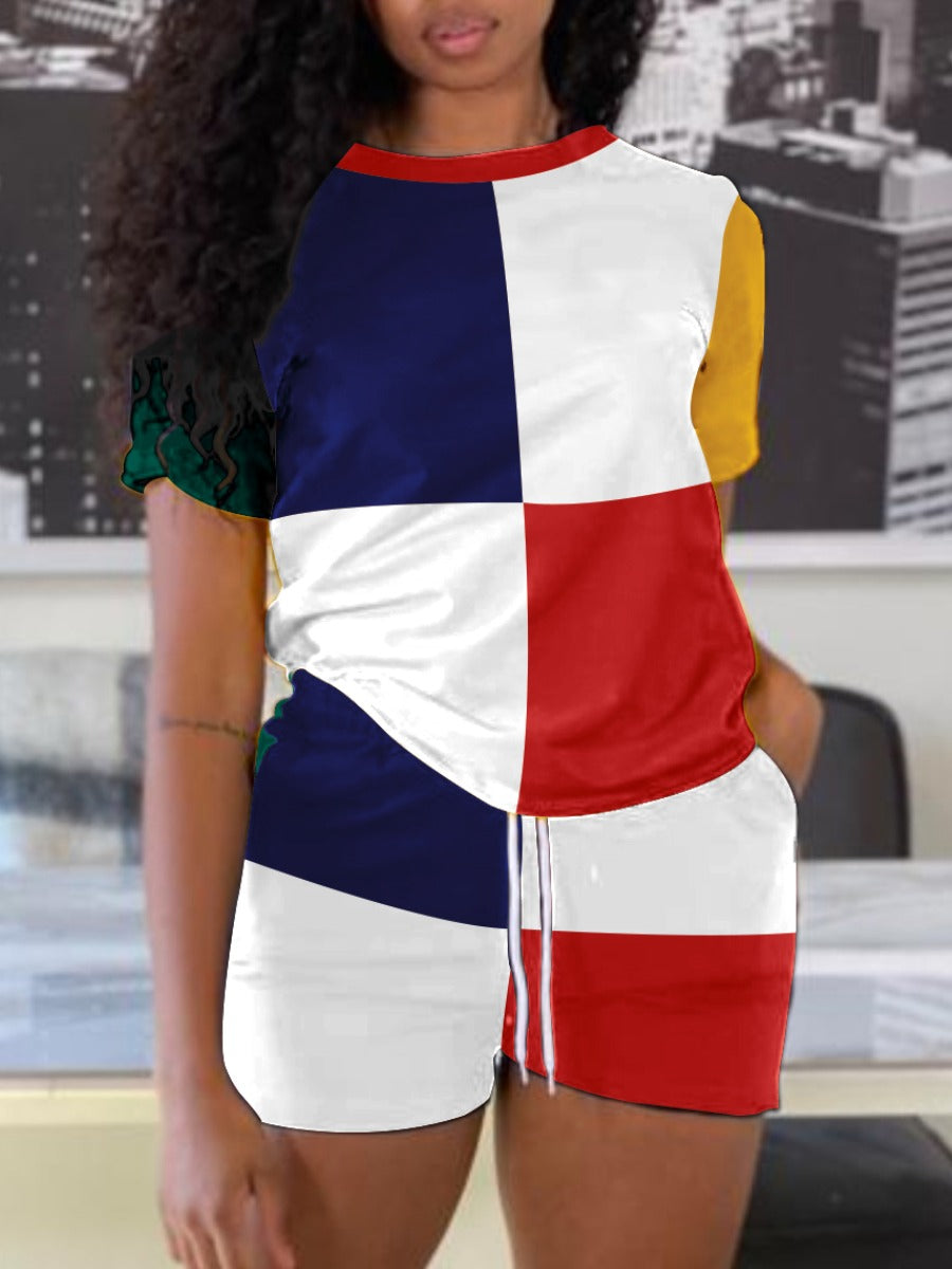Youth Sized Multicolor Shorts Set